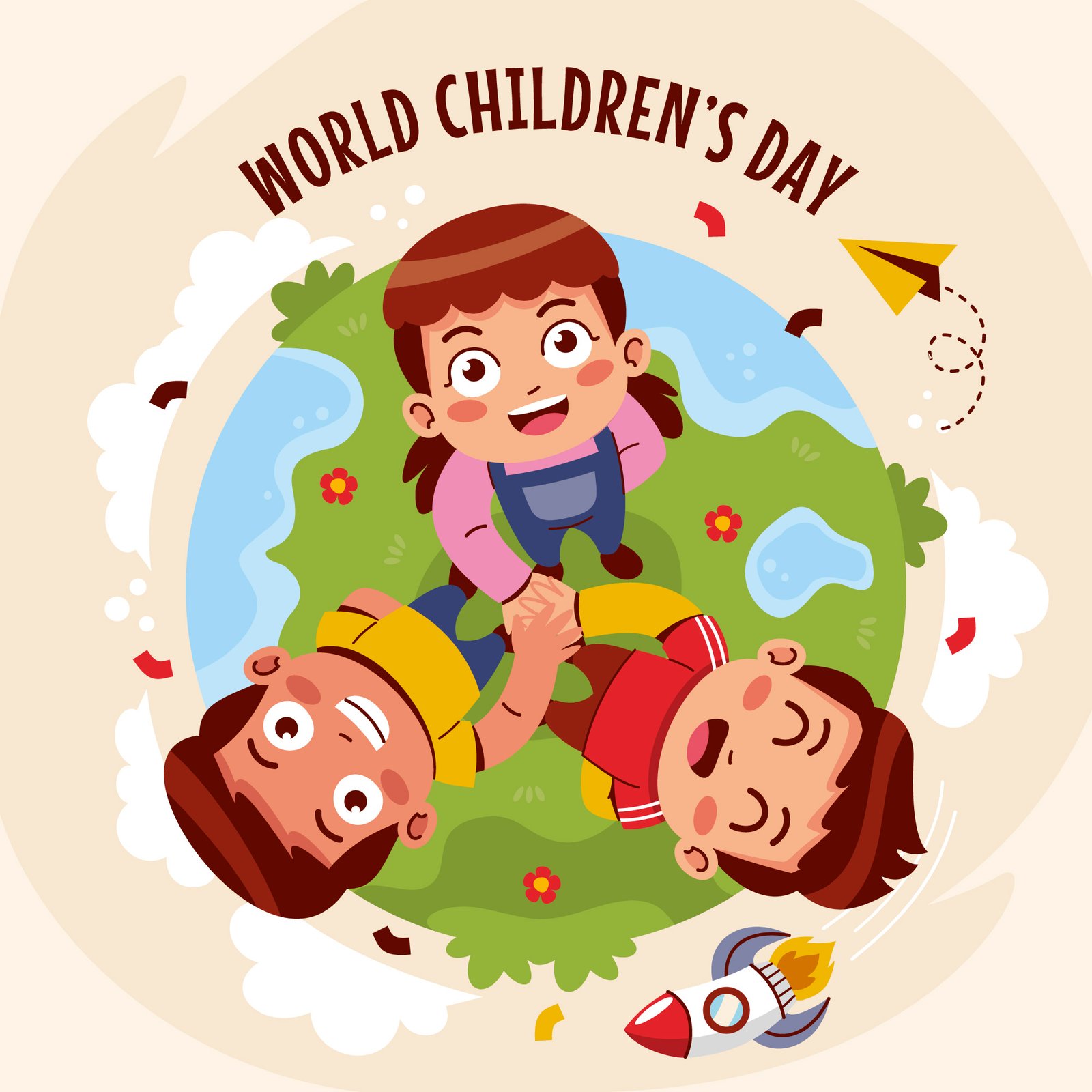 flat-illustration-world-children-s-day-celebration